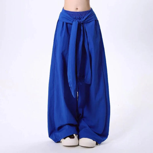 Baggy Wide Leg Pants – Y2K Harajuku Streetwear 90s Aesthetic - Bottoms - Women’s Pants - 5