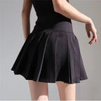 Y2K High Waist Pleated Skirt – Summer Mini Skirt for Women - Bottoms - Skirts - 3