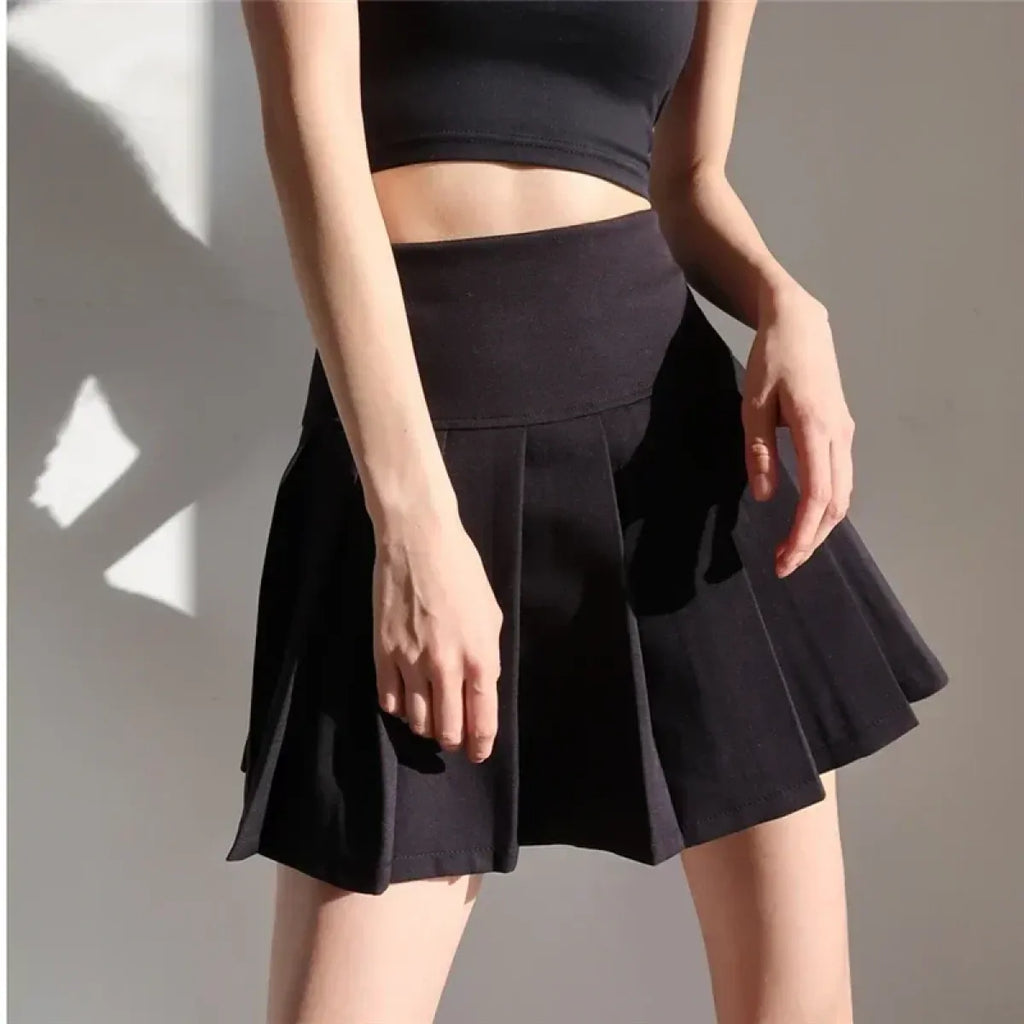 Y2K High Waist Pleated Skirt – Summer Mini Skirt for Women - Bottoms - Skirts - 5