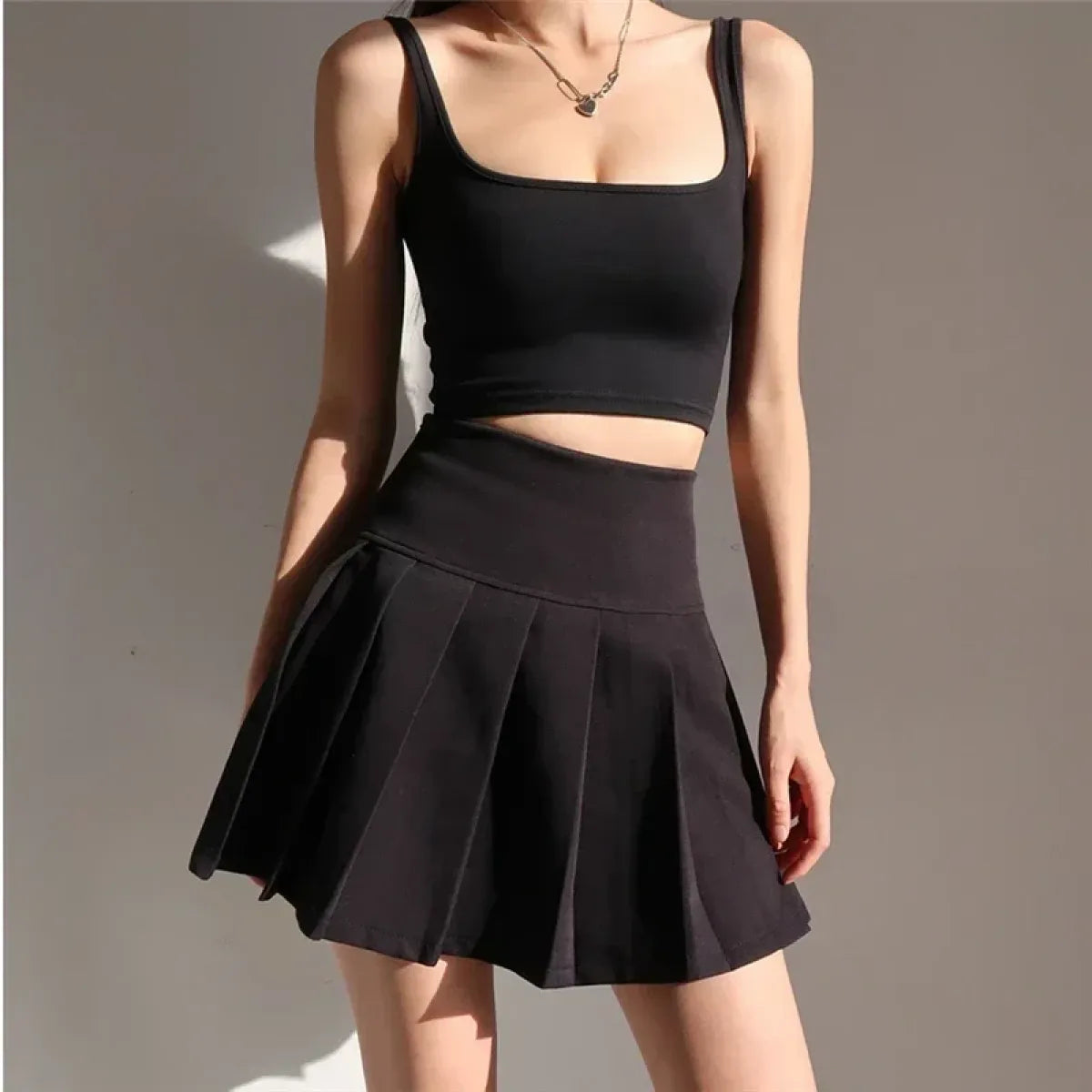 Y2K High Waist Pleated Skirt – Summer Mini Skirt for Women - Bottoms - Skirts - 6