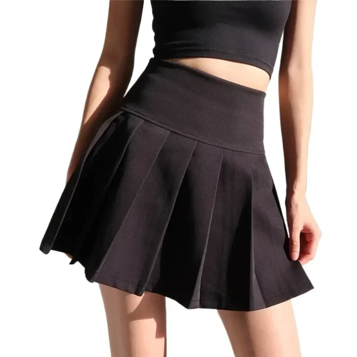 Y2K High Waist Pleated Skirt – Summer Mini Skirt for Women - Bottoms - Skirts - 8