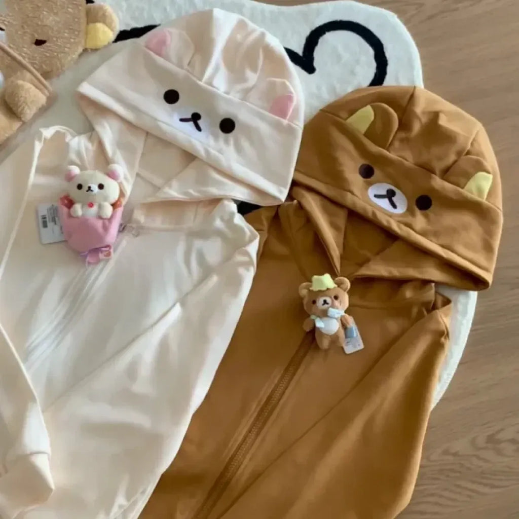Y2K Harajuku Kawaii Hoodie – Sweet Soft Girl Zipper Cartoon Jacket - Women’s Clothing & Accessories - Women’s Hoodies