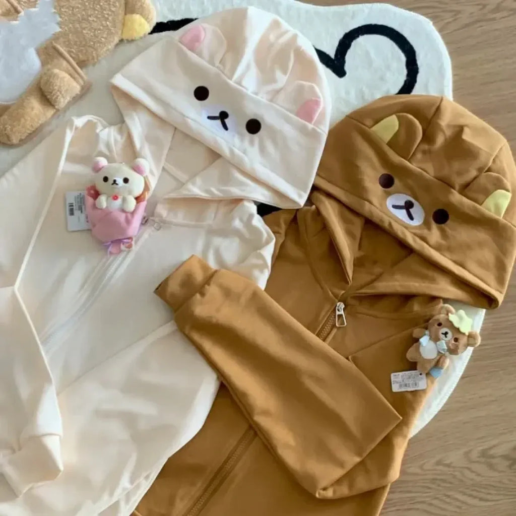 Y2K Harajuku Kawaii Hoodie – Sweet Soft Girl Zipper Cartoon Jacket - Women’s Clothing & Accessories - Women’s Hoodies