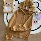 Y2K Harajuku Kawaii Hoodie – Sweet Soft Girl Zipper Cartoon Jacket - Women’s Clothing & Accessories - Women’s Hoodies