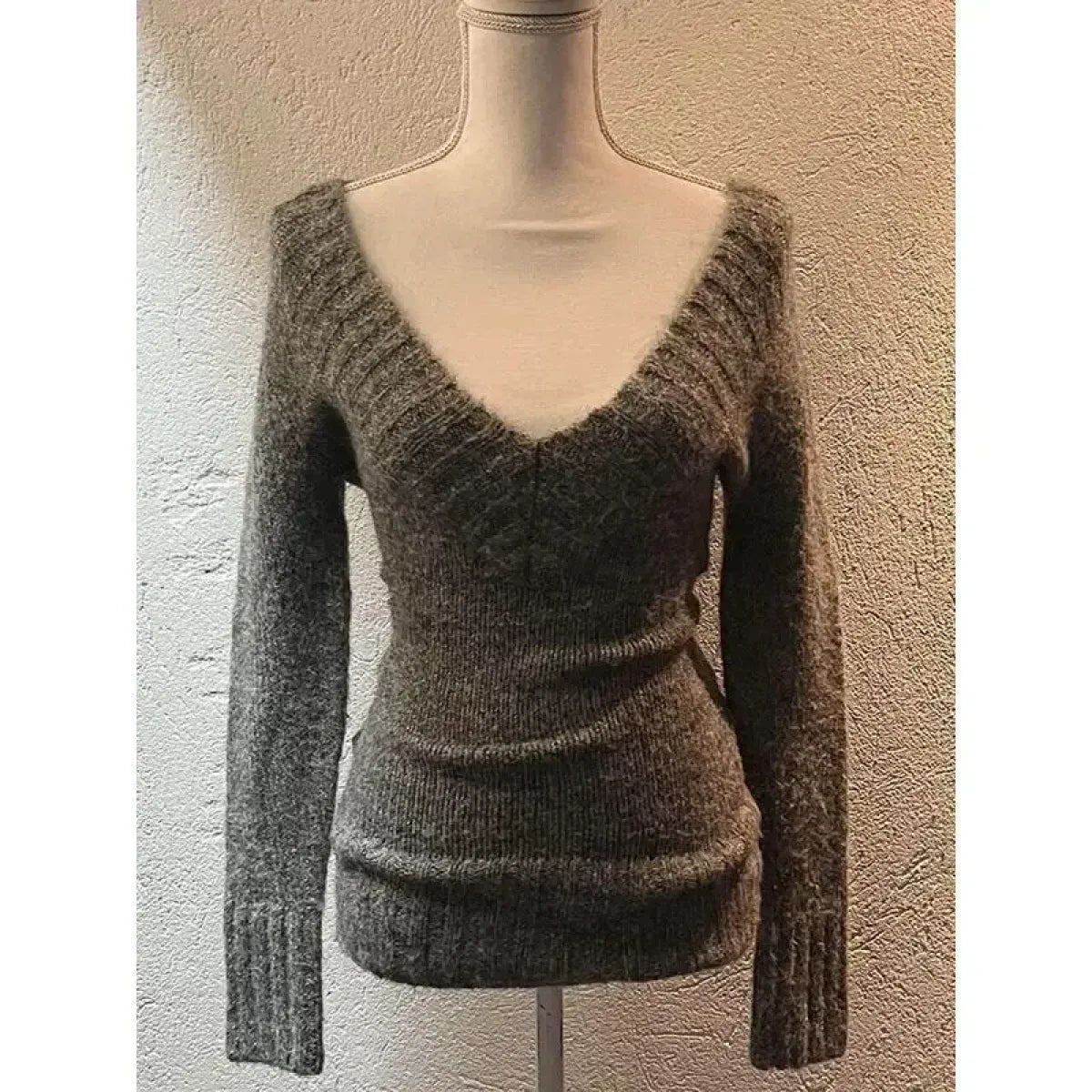 Y2K V-Neck Knit Pullover - Sweaters - Sweaters - 1