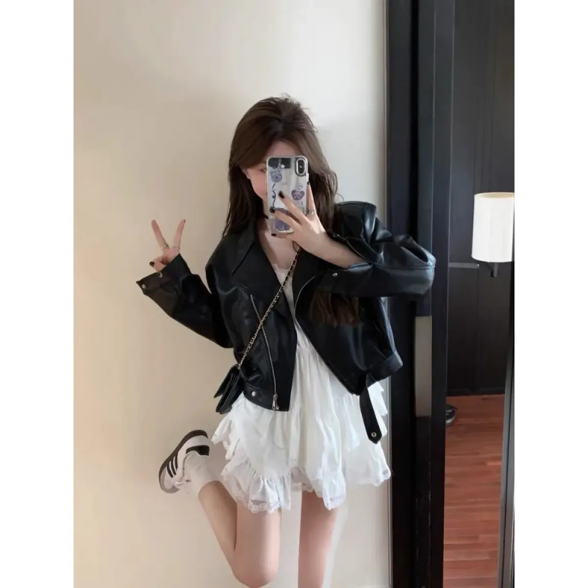 Y2K Irregular Lace Camisole Mini Dress - All Dresses - Mini Dress - 4