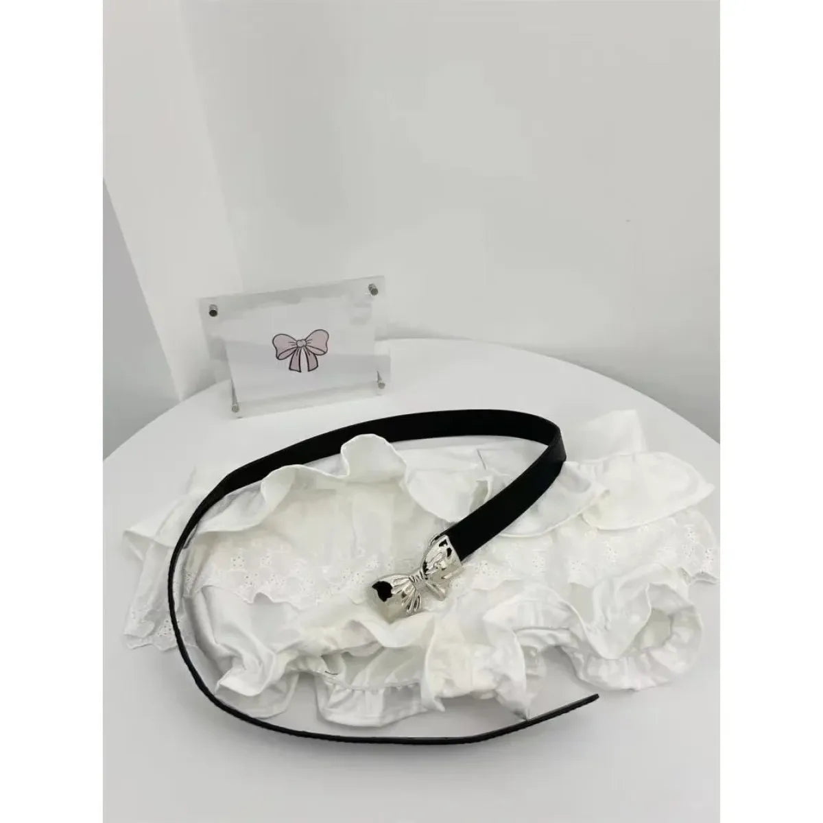 Y2K Lace Ruffle Mini Skirt – Kawaii Coquette Low Waist - Bottoms - Short - Other - Sets - 4