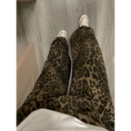 Y2K Leopard Print Wide Leg Denim Jeans - Bottoms - Jeans - 6