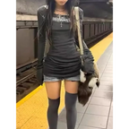 Gothic Y2K Long Sleeve Top - T-Shirts - Tops - 1