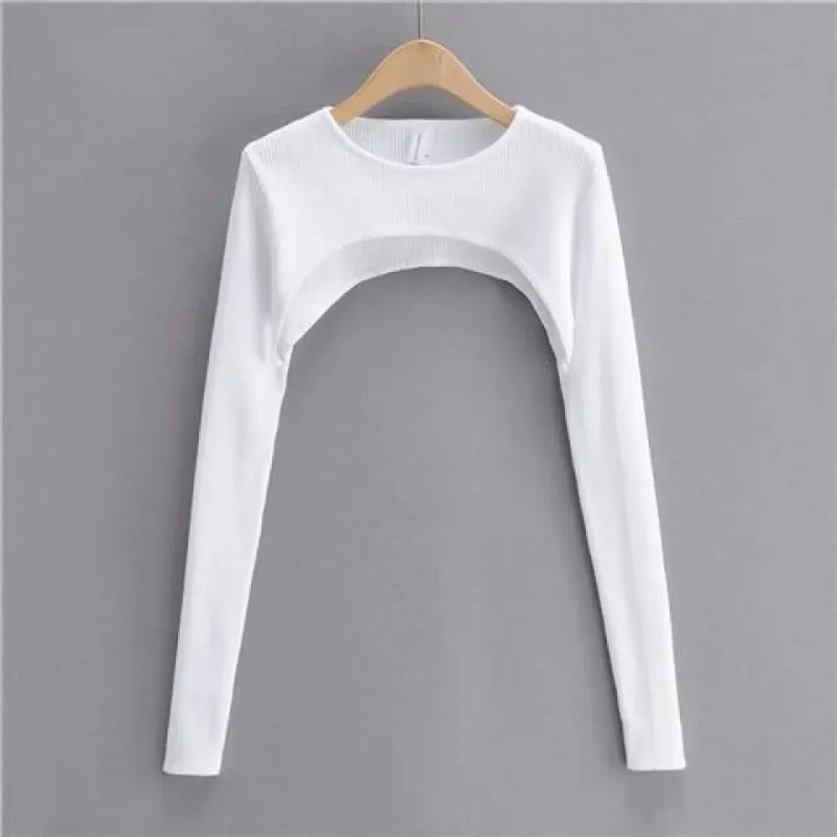 Y2K Knit Long Sleeve Shrug Crop Top - Women’s Clothing & Accessories - Crop Top - 7