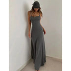 Y2K Backless Bodycon Maxi Sundress - All Dresses - Maxi Dress - 8
