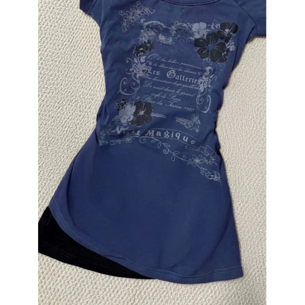 Y2K Grunge Halter Layered Mini Dress - All Dresses - Mini Dress - 5