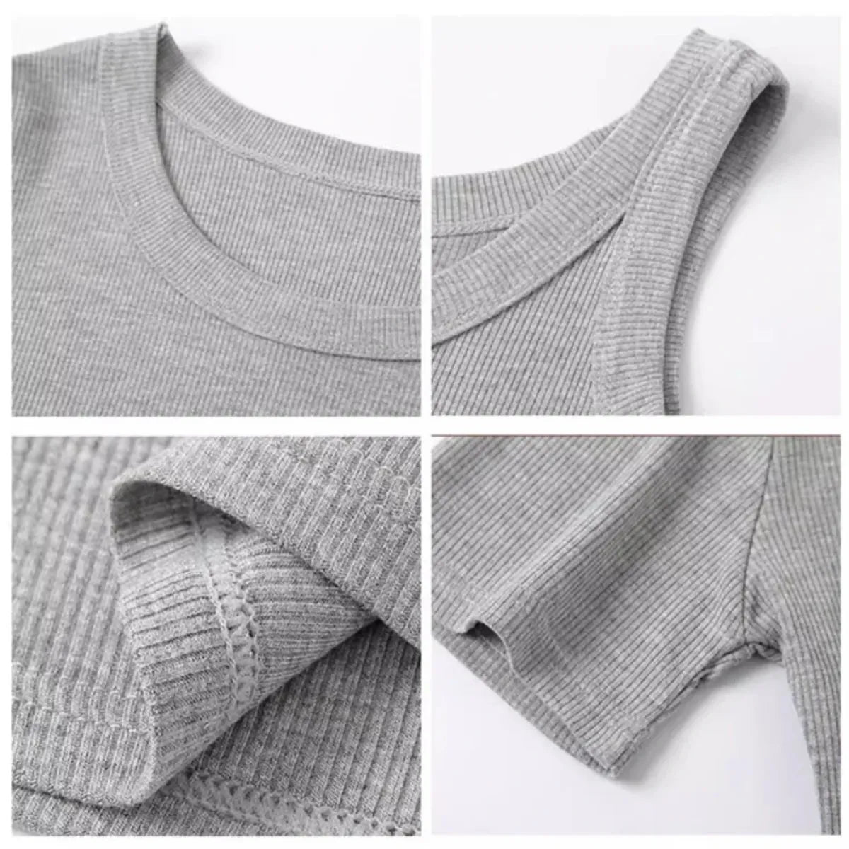 Y2K Ribbed Knit High Stretch Tank Top - Women’s Clothing & Accessories - Tank Top / Cami - 2