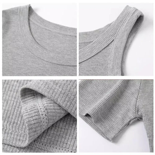 Y2K Ribbed Knit High Stretch Tank Top - Women’s Clothing & Accessories - Tank Top / Cami - 2