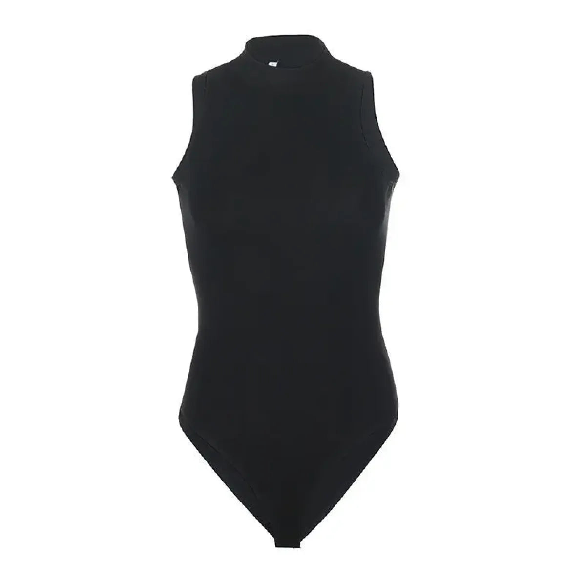 Y2K Sleeveless Turtleneck Knit Bodysuit - Women’s Clothing & Accessories - Tank Top / Cami - 1
