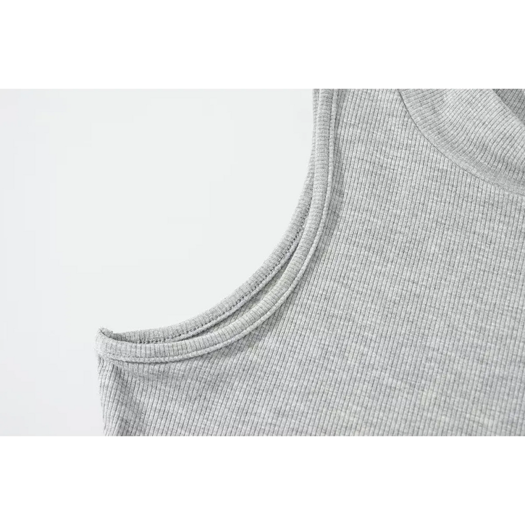 Y2K Sleeveless Turtleneck Knit Bodysuit - Women’s Clothing & Accessories - Tank Top / Cami - 6