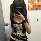 Y2K Skull Rose Grunge Tank Top - Women’s Clothing & Accessories - Tank Top / Cami - 2