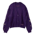 Y2K Star Embroidered Cardigan - Women’s Clothing & Accessories - Cardigans - 1