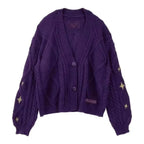 Y2K Star Embroidered Cardigan - Women’s Clothing & Accessories - Cardigans - 4