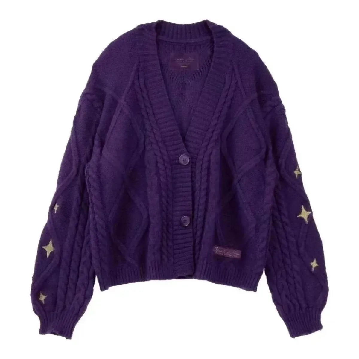 Y2K Star Embroidered Cardigan - Women’s Clothing & Accessories - Cardigans - 4