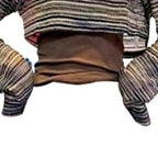 Y2K Striped Knit Crop Sweater & Camisole Set - Sweaters - Sweater / Pullover - 4