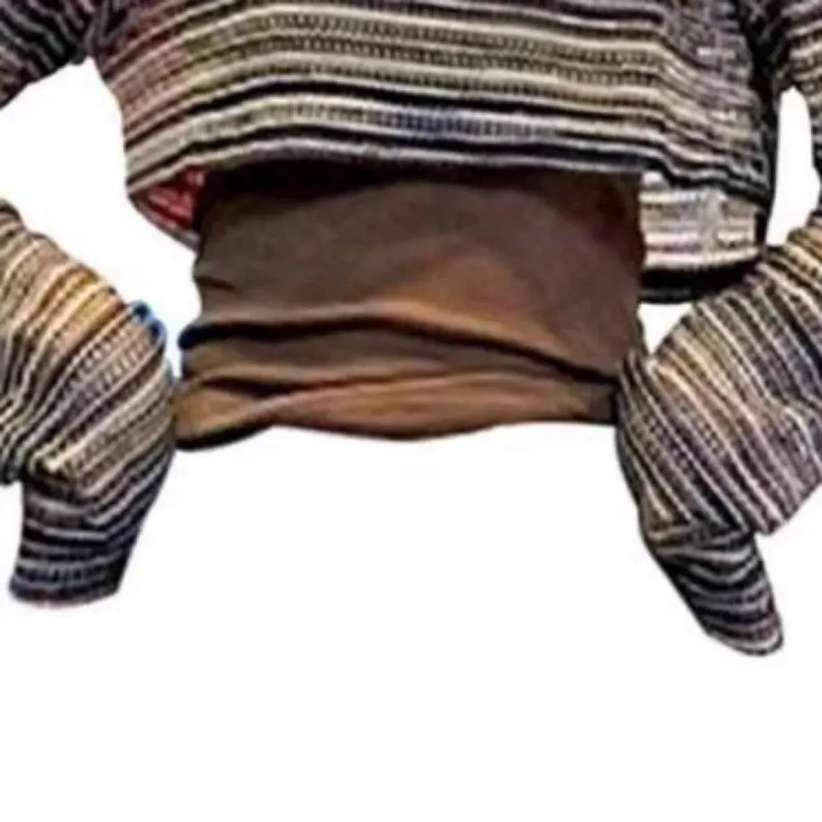 Y2K Striped Knit Crop Sweater & Camisole Set - Sweaters - Sweater / Pullover - 4