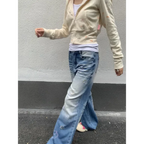 Sweet Floral Y2K Grunge Hoodie – Slim Fit Zipper Cardigan Jacket - Women’s Clothing & Accessories - Hooded - 2