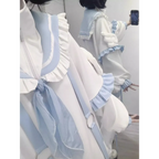 Sailor Collar Jacket – Y2K Sweet Harajuku Ruffle Coat - Women’s Clothing & Accessories - Long - Women’s Jackets - 3