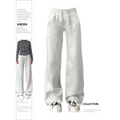 Oversized Wide-Leg Sweatpants – Y2K Vintage Joggers - Bottoms - Women’s Pants - 1