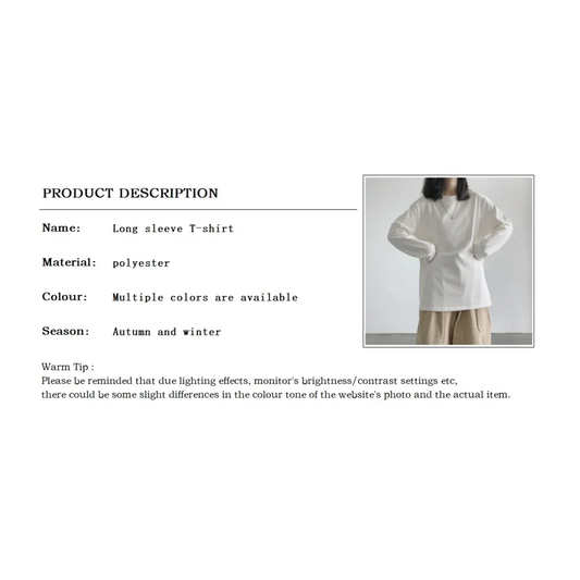 Y2K Oversized Long Sleeve White Tee - T-Shirts - T-Shirt - 2