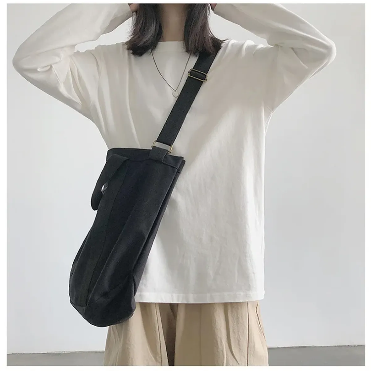 Y2K Oversized Long Sleeve White Tee - T-Shirts - T-Shirt - 5