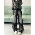 Y2K Wide Leg Denim Jeans - Bottoms - Women’s Pants - 3