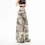 Y2K Tie-Dye Wide Leg Jeans with High Waist - Bottoms - Jeans - 5