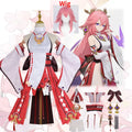 Yae Miko Cosplay Costume - Genshin Impact - Dresses - 8
