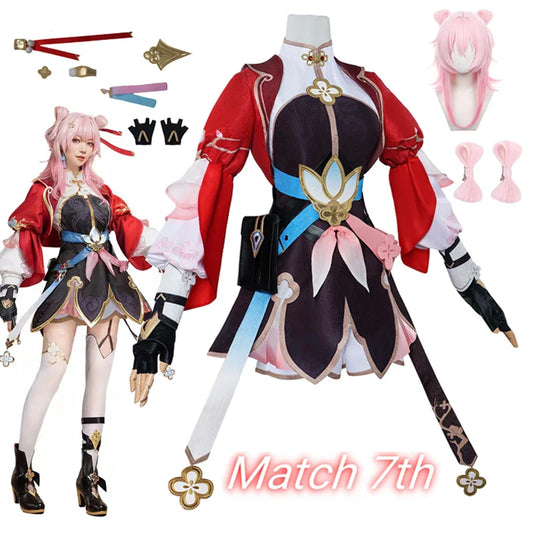 Yae Sakura Cosplay Costume – Honkai Impact Match 7th Outfit Wig - Cosplay - Costumes - 2024 - 1 - Worldwide Shipping