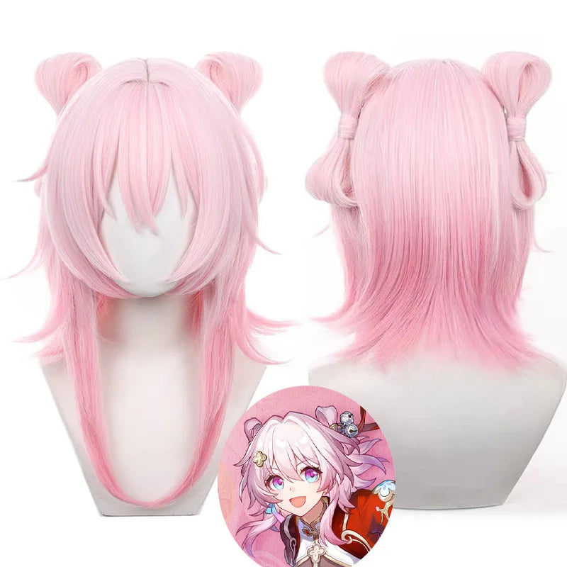 Yae Sakura Cosplay Costume – Honkai Impact Match 7th Outfit Wig - XS / Wig Only - Cosplay - Costumes - 2024 - 15