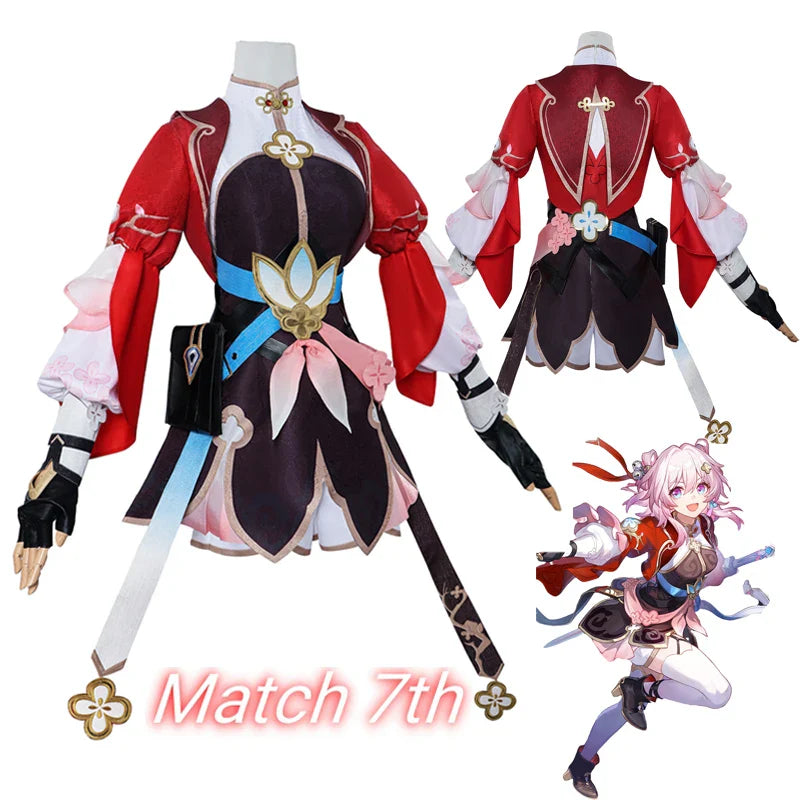 Yae Sakura Cosplay Costume – Honkai Impact Match 7th Outfit Wig - Cosplay - Costumes - 2024 - 4 - Worldwide Shipping