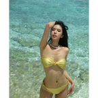 Strapless Ruffled Yellow Bikini Set - Swimsuits - Swimwear - 6