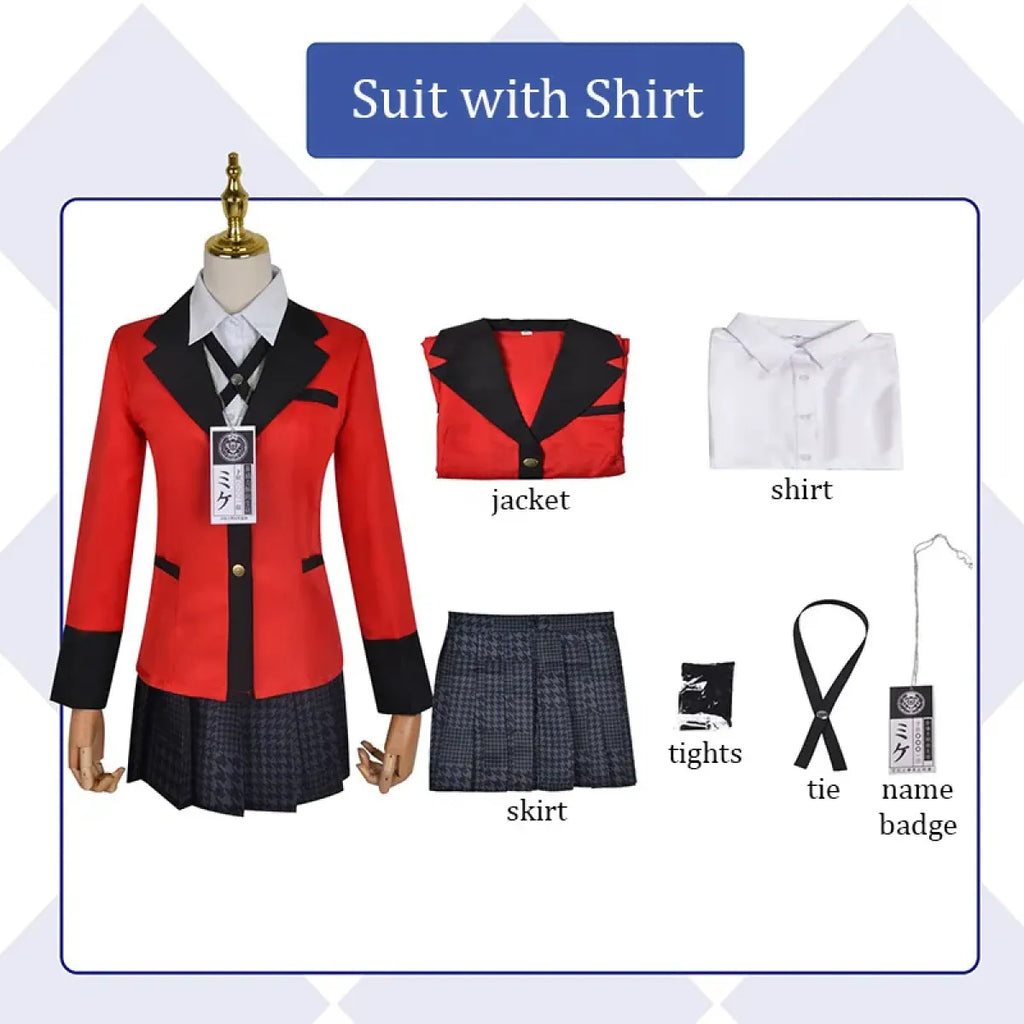 Yomozuki Runa Kakegurui Cosplay Costume Set - Cosplay - Cosplay - 7