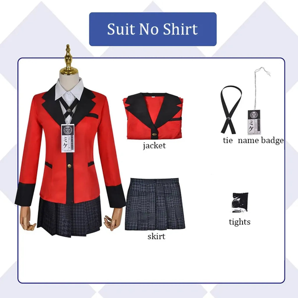 Yomozuki Runa Kakegurui Cosplay Costume Set - Cosplay - Cosplay - 6
