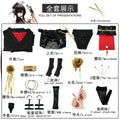 Yor Forger Black Kimono Cosplay Set with Wig & Props - Cosplay - Cosplay - 12