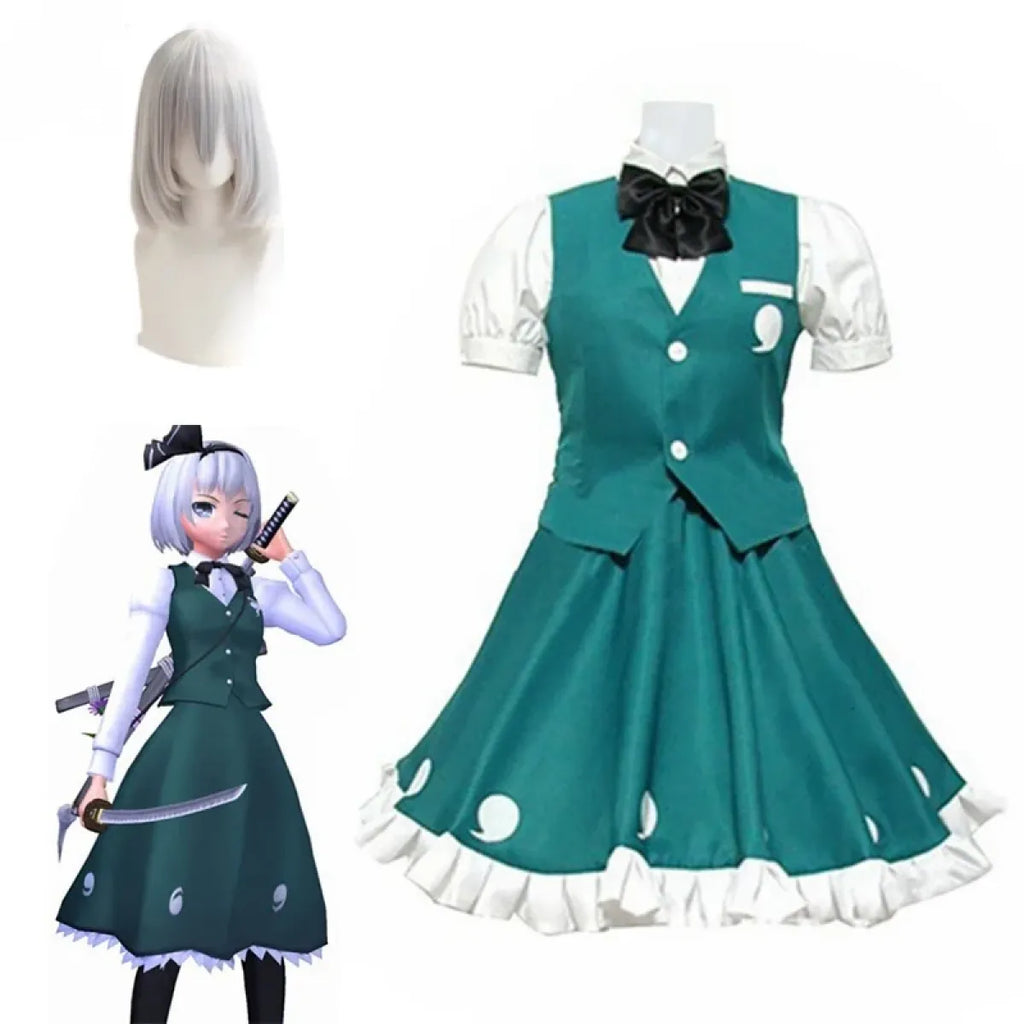 Touhou Youmu Konpaku Cosplay Costume Set - Anime - Cosplay - 5