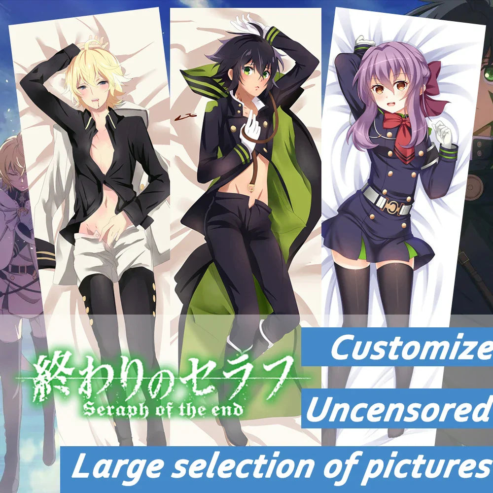 Seraph of The End Dakimakura - Yuichiro Shinoa Yoichi Anime Cushion Cover - Anime - Clothing - 2 - 2024