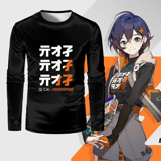 Zenless Zone Zero Wise Belle Graphic Long Sleeve Tee - T-Shirts - T-Shirt - 2