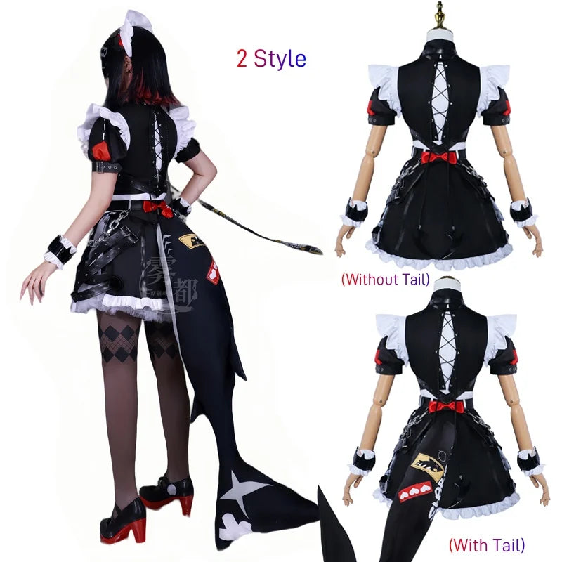 Ellen Joe Cosplay Costume – Zenless Zone Zero Maid Dress with Wig - All Dresses - Costumes - 2024 - 3 - Worldwide