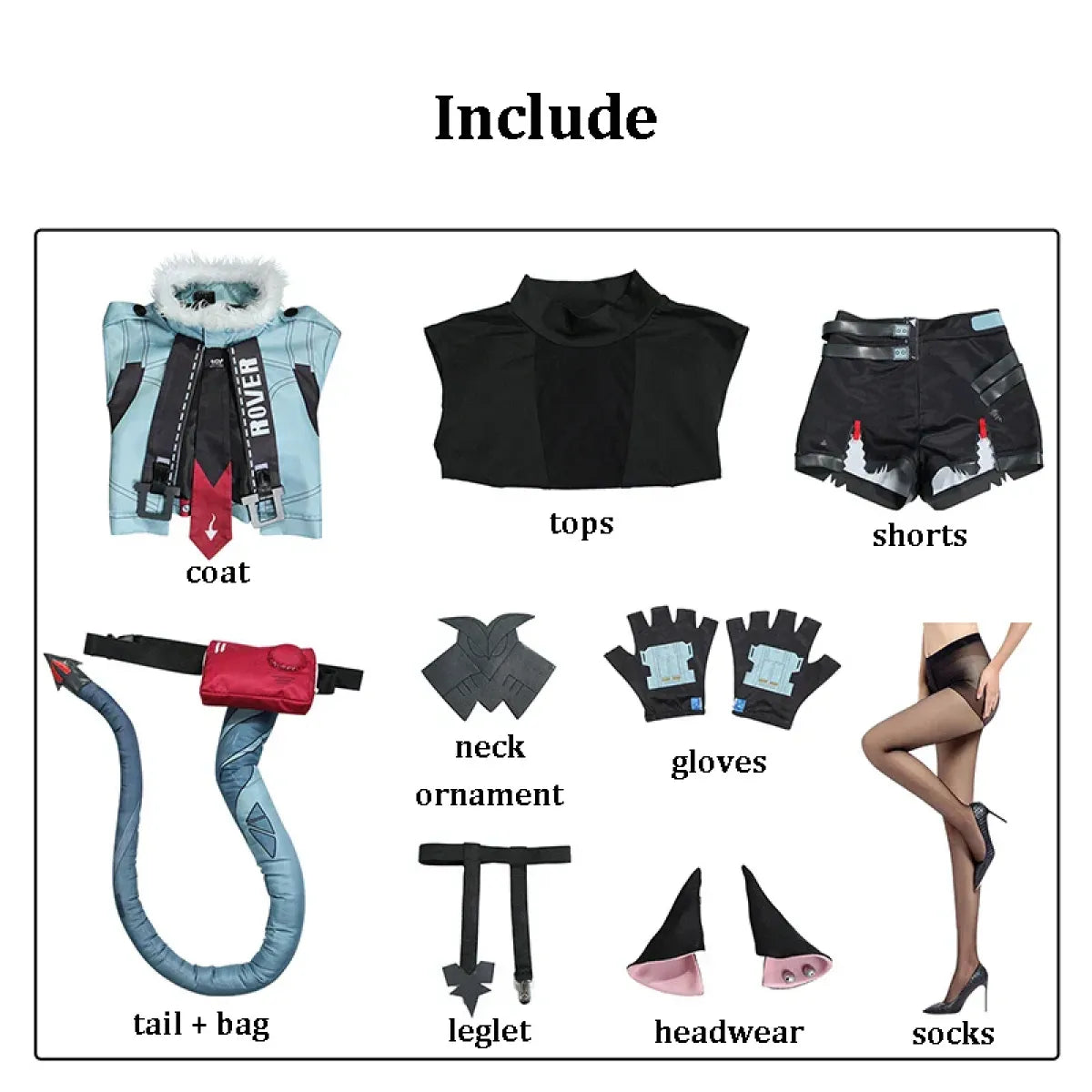 Jane Doe Zenless Zone Zero Cosplay Costume Set - Anime - Cosplay - 7