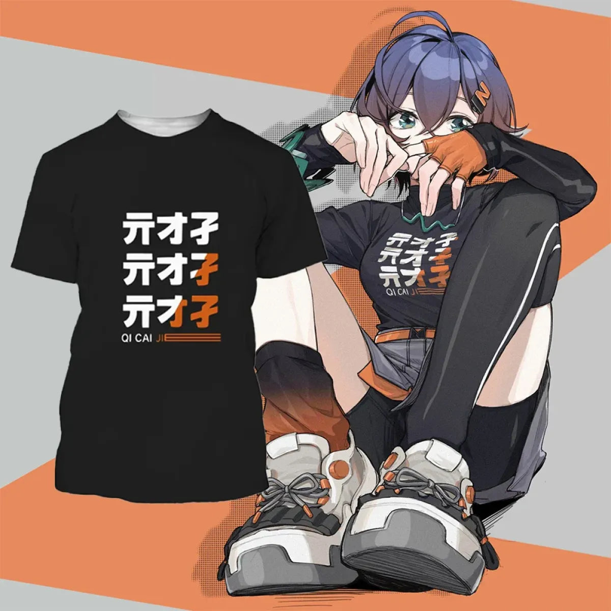 Zenless Zone Zero Wise Belle Graphic T-Shirt - T-Shirts - T-Shirt - 1