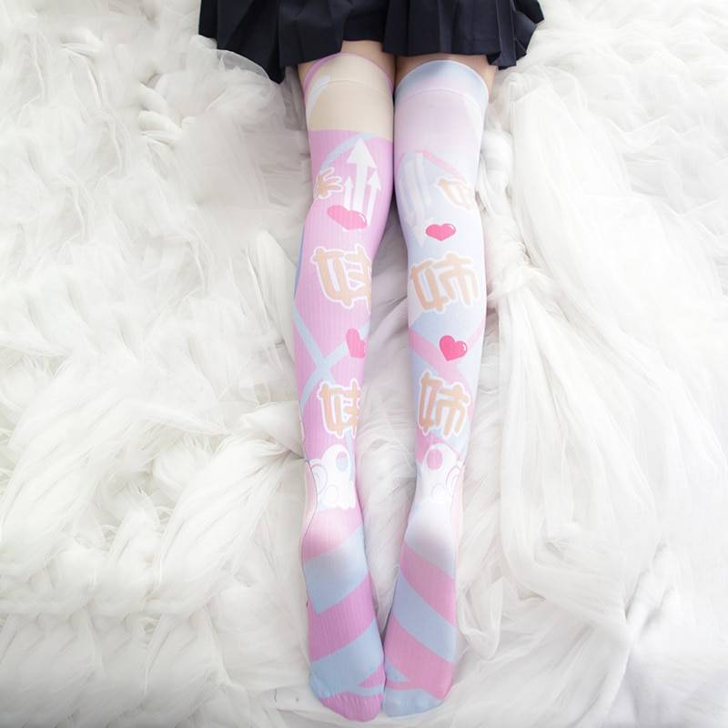 Re:Zero Print Stockings - Women’s Clothing & Accessories - Clothing - 6 - 2024