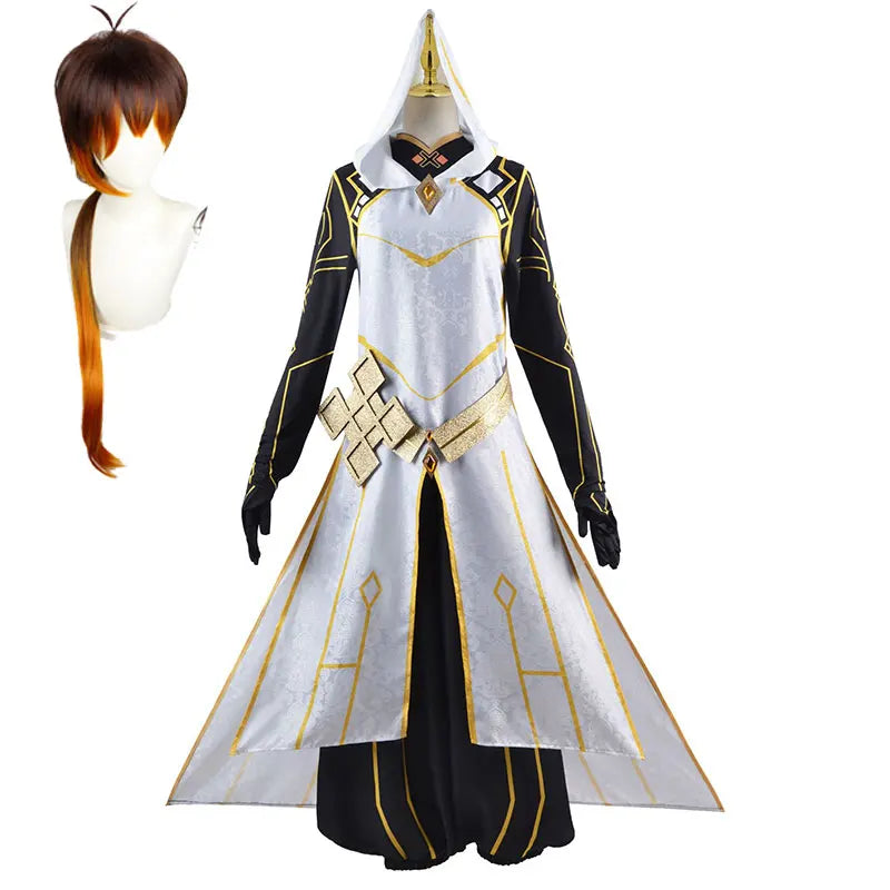 Zhongli Archon Cosplay Costume - Genshin Impact - Clothing wig suit2 / XS / Genshin Impact - Bottoms - Costumes - 11