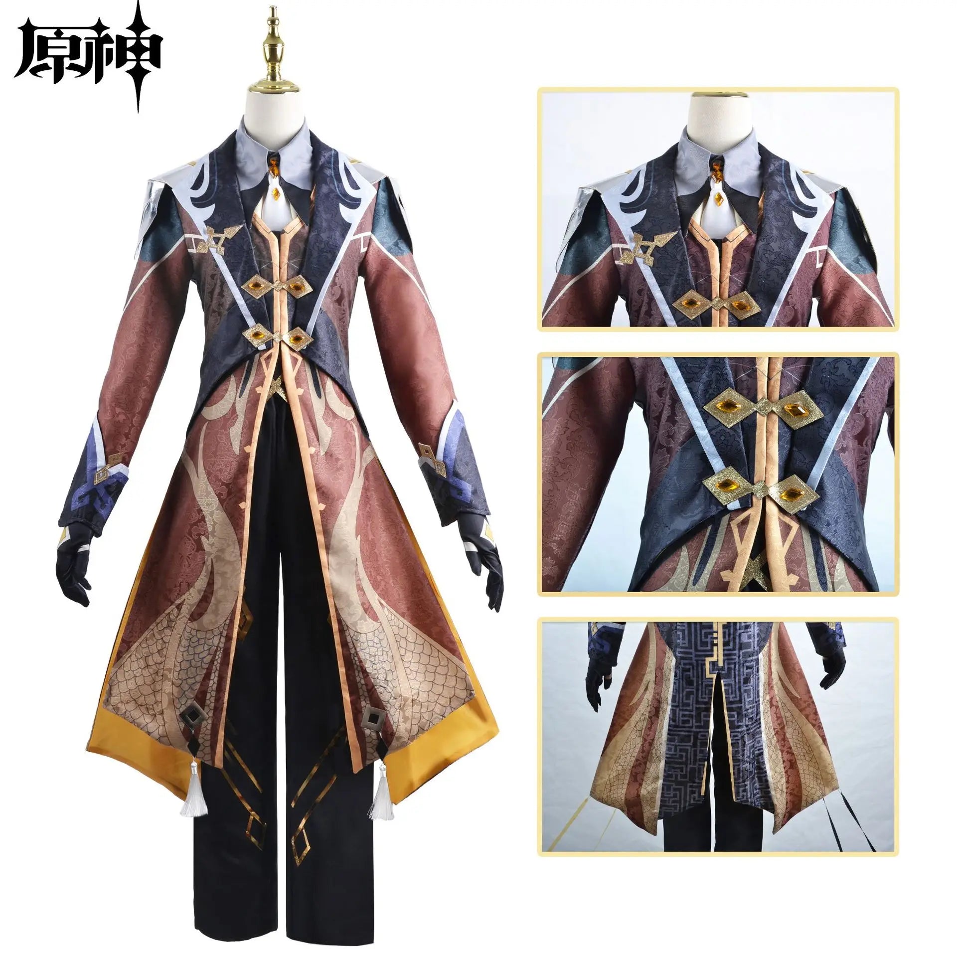 Zhongli Archon Cosplay Costume - Genshin Impact - Bottoms - Costumes - 3 - 2024